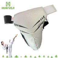 HUAYUEJI Groin Cup, Thickening Polyester Cloth Groin Guard, Protective PU Leather Groin Protection G