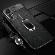 LANLIN For Xiaomi 12T Xiaomi 12T Pro Phone Case Luxury Ultra Slim Leather Pattern Soft TPU Rubber Ph