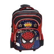 Trolley Bag / Wheel Bag / Child Suitcase / Character Suitcase Led Trolley Lights Elementary School Children Sequins Spiderman - Osh