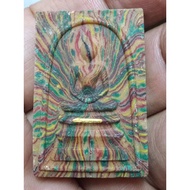 flaming somdej Buddha lp pae wat PIKULTHONG swirling colorful powders.