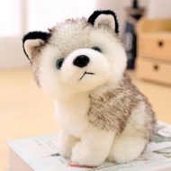 ของเล่นสุนัขตุ๊กตาฮัสกี้ผ้ากำมะหยี่นุ่มเหมือนจริงสำหรับเด็ก Fdfvdxgs Kawaii ของเล่นตุ๊กตายัดไส้ผ้าขน