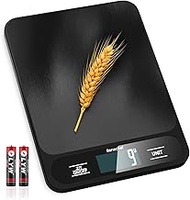 Food Scale, 22lb Ultra-Thin Digital Kitchen Scale, 1g/0.05oz Accuracy Ideal for Baking, Cooking, and