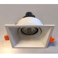 E014 SQ Square Led Recessed Downlight + GU 10 Holder (bulb not included)