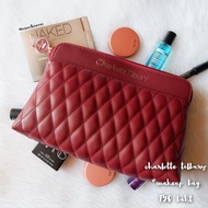 พร้อมส่ง! ❤️ charlotte tilbury makeup bag *กระเป๋าเครื่องสำอาง