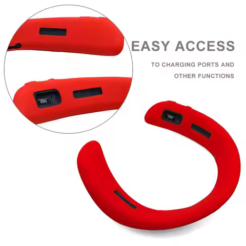 Neck Hanging Bluetooth Wireless Headset Protective Case Silicone Carrying 7-Colors Box Cover Shell f