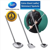 TOFFI K27 & K28 Series Senduk Sudip Kawah Keluli Tahan Karat Stainless Steel Giant Ladle Skimmer Spa