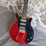 BM01 Brian May Signature Wine Red Electric Guitar Black Pickguard 24 Frets Tremolo Bridge And Whammy