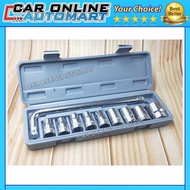 Socket Wrench Set 1.5" L Handle 10 Pcs 8 mm- 21 mm Socket 1810