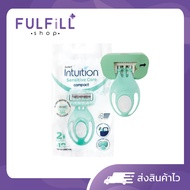 Schick Intuition Sensitive Care Compact Has 2 Pieces In 1 Pack. Schick Shaver