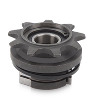 Single Speed Freewheel, Steel 9T 12mm Refit Single Speed Gear Sprocket, Threaded Machined High Perfo