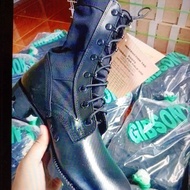 gibson comabt boots black