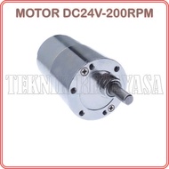 MOTOR DC 24V / MOTOR DC 24 V 200RPM ZGB37RG TORSI BESAR