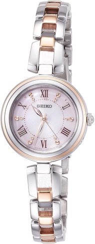 [Seiko Watch] Watch Seiko Selection Solar Radio Bracelet Type Pink Gradient Dial SWFH090 Ladies Silver