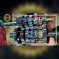 Racing Gear Ratio Yamaha 135LC 5 Speed MX King 5 Speed Vixion Racing Road Race and Drag 1st.14/31; 2