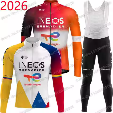 2025 INEOS Grenadiers Cycling Jersey Set Summer Autumn Cycling Clothing Colombia Egan Bernal Men Roa