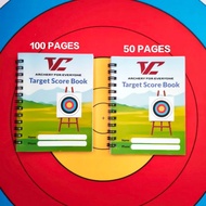 ARCHERY TARGET SCORE BOOK 50 PAGES / 100 PAGES