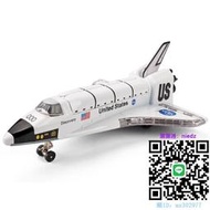 飛機模型聲光穿梭機宇宙飛船玩具載人火箭模型仿真太空spacex合金航天飛機航空模型