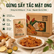 Nam Green Dried Ginger Snack Box, Dried Ginger with Honey, Young Ginger, No Fiber, Less Spicy, Natur