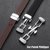 Watch Buckle 16mm 18mm For Patek Philippe Silicone 5164A 5167A 5168A Aquanaut Stainless Steel Foldin
