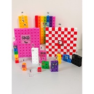 2026 New Style Cube Mathematics Teaching Aids numberblocks1-100 Number Building Blocks Cube Children