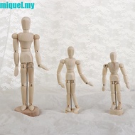 MIQUEL Figure Model Movable Limbs Male 4.5 5.5 8 inch Human Sketch Supplies Sketch Draw Decoration C