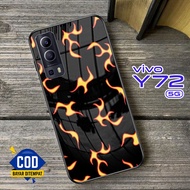 VIVO Y72 (5G) Glass Softcase - VIVO Y72 (5G) Mobile Phone Case [T68].