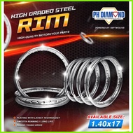 ✢ MOTORCYCLE STEEL RIM FOR 1.4X17 AND 1.6X17 1.85X17, PH DIAMOND