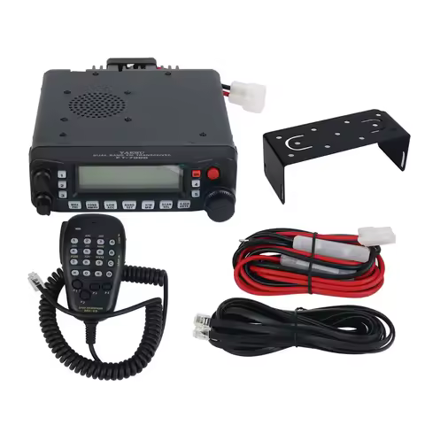YAESU FT-7900R 50W Car Radio 2M/70CM Dual Band FM Transceiver UHF VHF TwoWay Radio Intercom walkie t