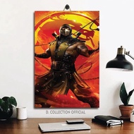 Mortal Combat Wallpaper Game Room Poster 20X30 | D. Official Collection| Mortal Combat Game Wall Dec