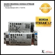 DAIDO METAL Main Bearing / Con Rod Bearing M9760A R9760K for Honda Stream S7A 1.7 D17A