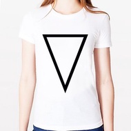 Inverted Prism A女生短袖T恤-2色 三角形 幾何 平價 時尚 設計 自創 品牌