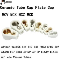 5PCS Tiub Vakum Seramik Anod Cap Plat Cap untuk 805 845 811 6F8G FU7 310A 6J1 EL504 FU-519 penguat P