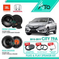 JBL Car Speaker Honda City T9A 2015 Plug & Play Car Audio PNP Front Rear Stage2-624 Stage2-604C