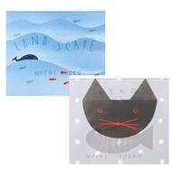 Performance Club x nishishuku Note Paper Total Two Types (22-932, 22-933)