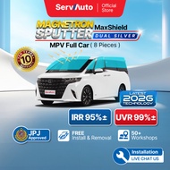 ServAuto MaxShield MPV Sputtered Tinted Film (8 Pcs) [Free Installation]
