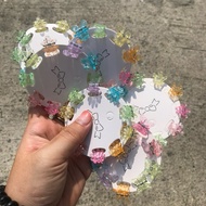 A1263 Clear Mini Hair Clips 10 Pieces world