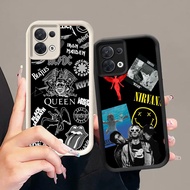 CK-1 AC DC Queen Nirvana Luxury Silicone Casing for OPPO F21 F21S Reno 7 7Z 8 8Z Realme C71 C73 14X 