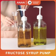 Fructose Syrup Pump Dispenser Plastic Bottle 1600ml For Milk Tea Shop 30cc/20cc/15cc/10cc/8cc/5cc