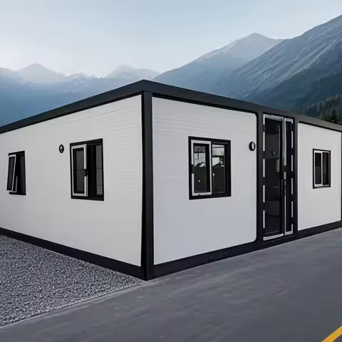 Affordable 40ft/20ft Prefabricated Mobile Container Expandable Houses; 2/3/4/5-bedroom Prefab Villas