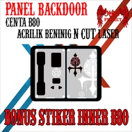 backdoor Centaurus b 80 panel premium acrilik+ bonus stiker inner garskin