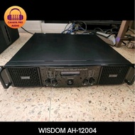 Power Amplifier Wisdom AH12004 4 Channel 4x1800W