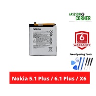 Nokia 5.1+ Nokia 5.1 Plus Nokia X5 Nokia 6.1+ Nokia 6.1 Plus Nokia X6 Battery HE342