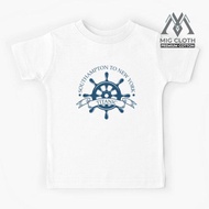 Titanic Captain Vintage Cruise Sinking Ship Atlantic Ocean Voyage Kids T-Shirt - Unisex #540