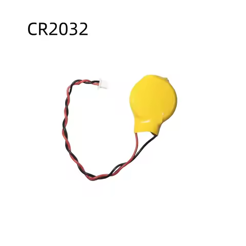CR2032 Battery with Wire 2pin Laptop Motherboard BIOS CMOS Battery with Wire Disassemble Button Batt