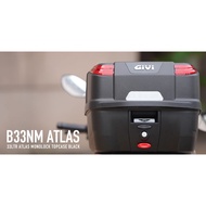 GIVI BOX B33NM ATLAS MONOLOCK TOPCASE BLACK B32NM BOX / Givi Atlas B33 NM 33Litre Box