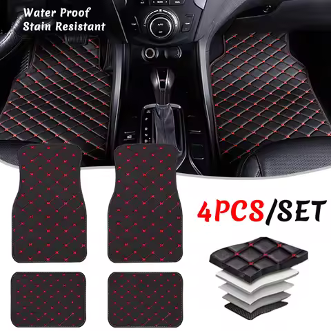 For Citroen C1 C2 C3 C4 C5 C6 Ds3 Ds4 Ds5 Ds7 C-Elysee 4pcs Car Floor Mats Waterproof Full Set Car C