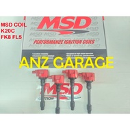 HONDA FK8 FL5 MSD Ignition Coil Civic Type R K20C1 K20C2 K20C
