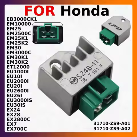 Voltage Regulator Rectifier For Honda EU10I EU2000I EU20I EU2600I EU26I EU3000IS EU30IS EX24 EX28 EX