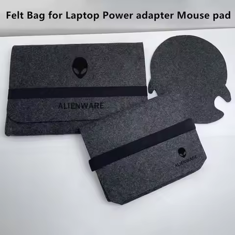 Portable Dustproof and Fall Proof Inner Liner Felt Sleeve for Alienware M18 M17 M15 X17 X15 18 17.3 