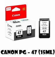 Original Ink Cartridge Canon PG 47 (Black) / CL 57 (Color) / CL 57s (Color) For Canon PIXMA E400/E410/E417/E460/E470/E477/E480